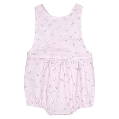Combinaison bébé fille Jacadi, rose dos croisé, taille 3 mois, seconde main haut de gamme, vue de face