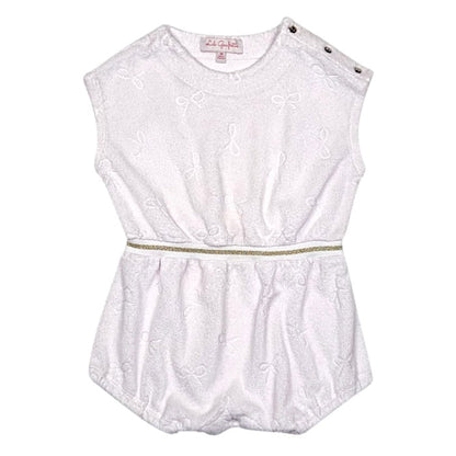 Combinaison bébé rose 18 mois éponge - Vêtement fille de marque Lili Gaufrette seconde main