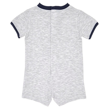 Combinaison bébé gris message imprimé Timberland, vue de dos, garçon 9 mois