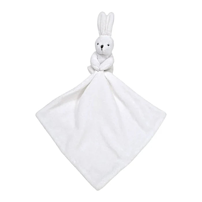 Doudou bébé garçon blanc lapin en velours, taille unique, marque Jacadi - seconde main haut de gamme