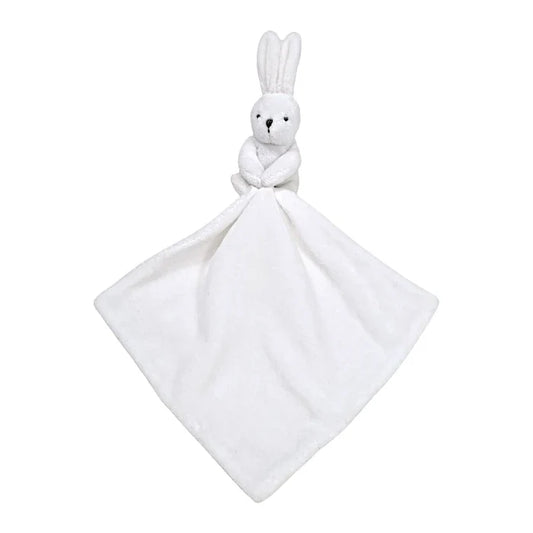 Doudou bébé garçon blanc lapin en velours, taille unique, marque Jacadi - seconde main haut de gamme