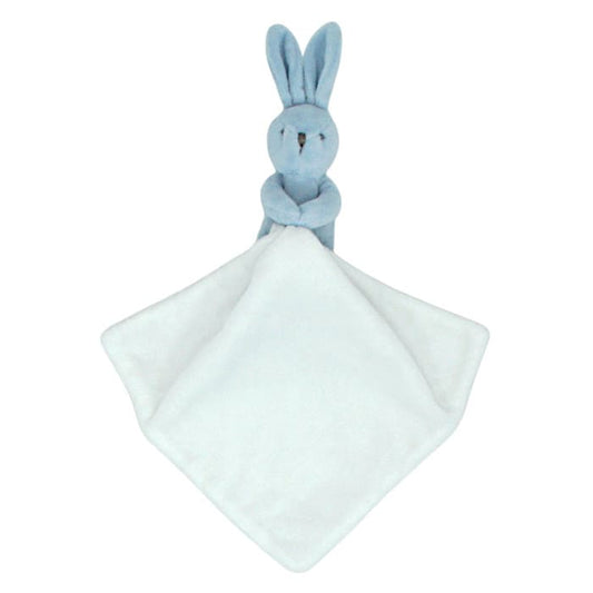 Doudou bébé garçon Jacadi, bleu en velours, taille unique, seconde main haut de gamme, vue de face