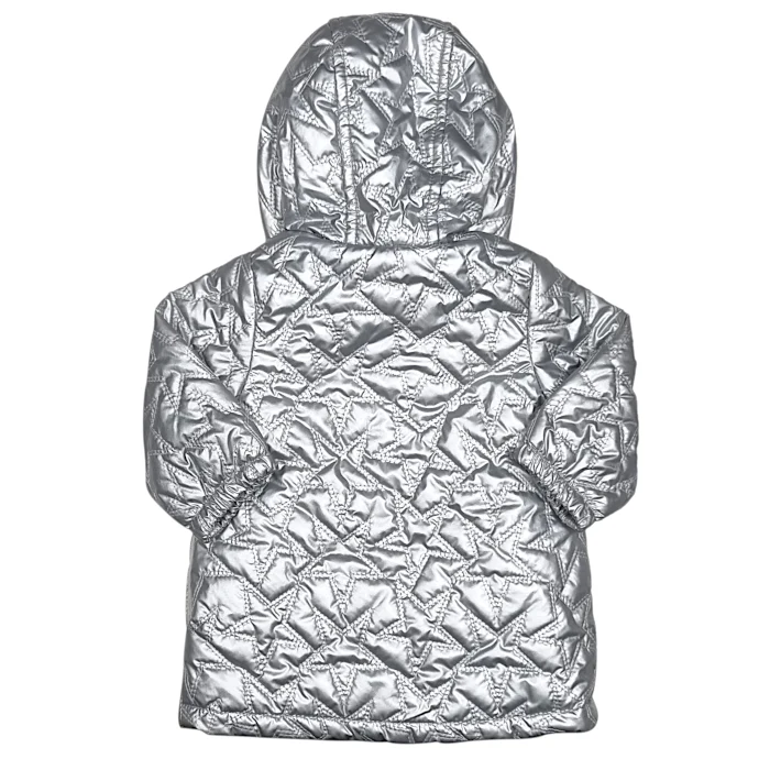 Doudoune bébé fille IKKS 3 mois, argenté, avec capuche