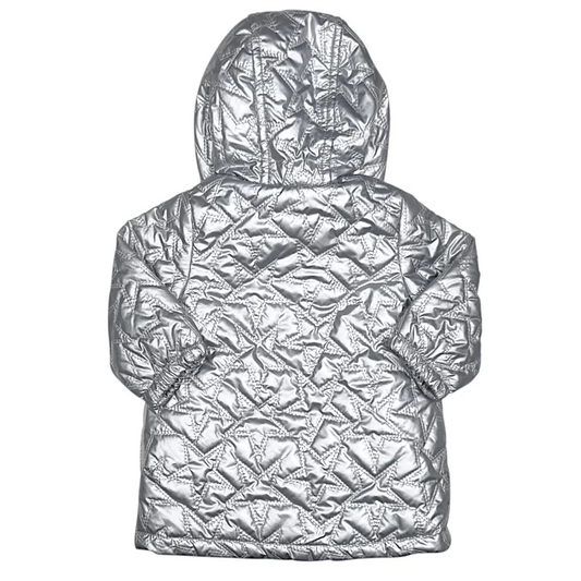 Doudoune bébé fille IKKS 3 mois, argenté, avec capuche