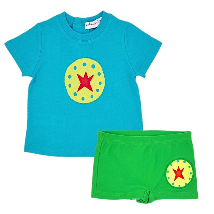 Ensemble garçon 6 mois t-shirt et short de bain multicolore Agatha Ruiz de la Prada - Vêtement seconde main de marque pour bébé