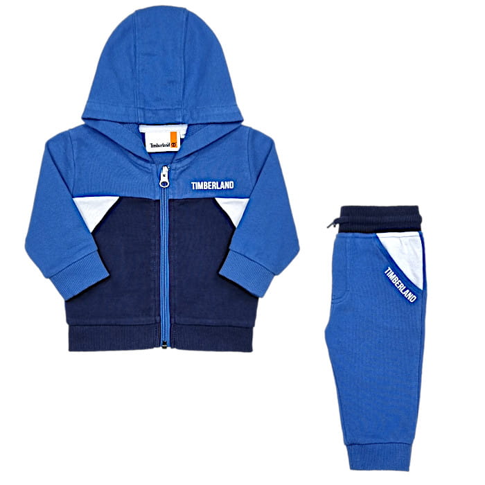 Ensemble jogging, Timberland, pour bébé garçon 6 mois, vue de face, vêtement d'occasion de marque mode