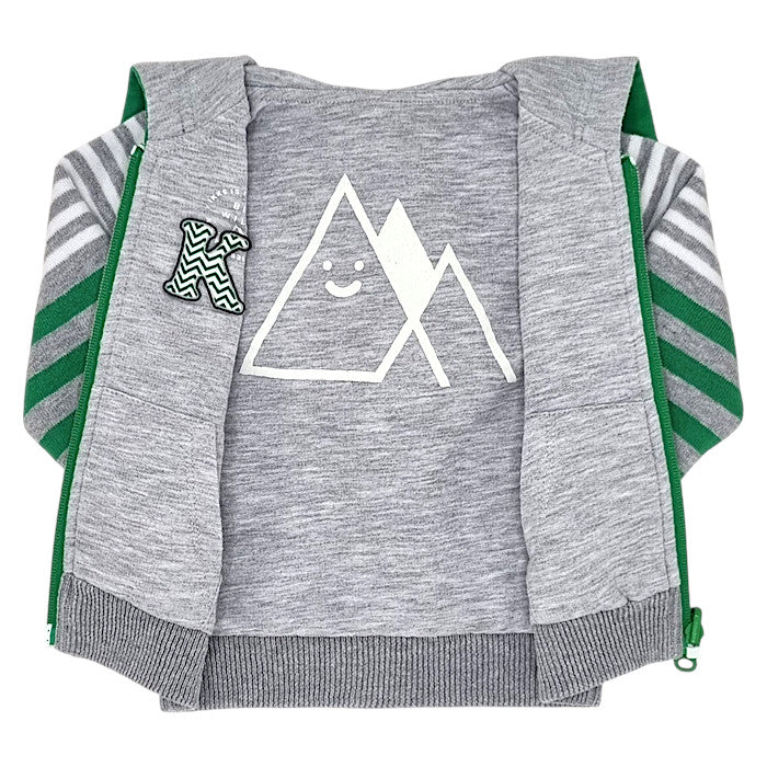 Gilet bébé réversible IKKS, vue intérieur, garçon taille 12 mois