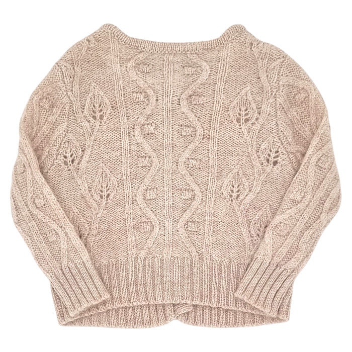 Gilet bébé beige en laine et cachemire Tartine et Chocolat, vue de dos, mixte 3 mois