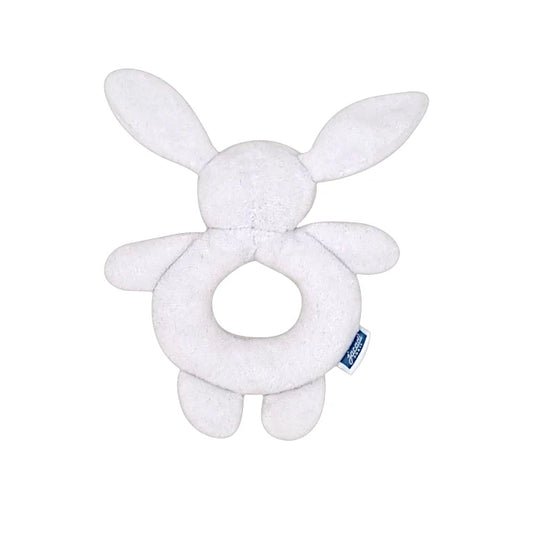 Hochet bébé mixte Jacadi taille unique, blanc, avec de longues oreilles