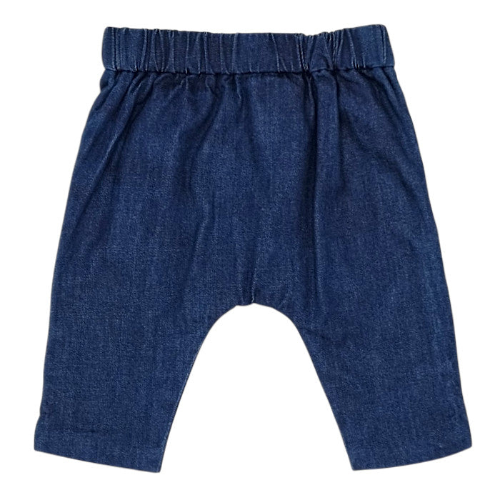 Jean confort bébé bleu Jacadi, vue de dos, mixte 3 mois