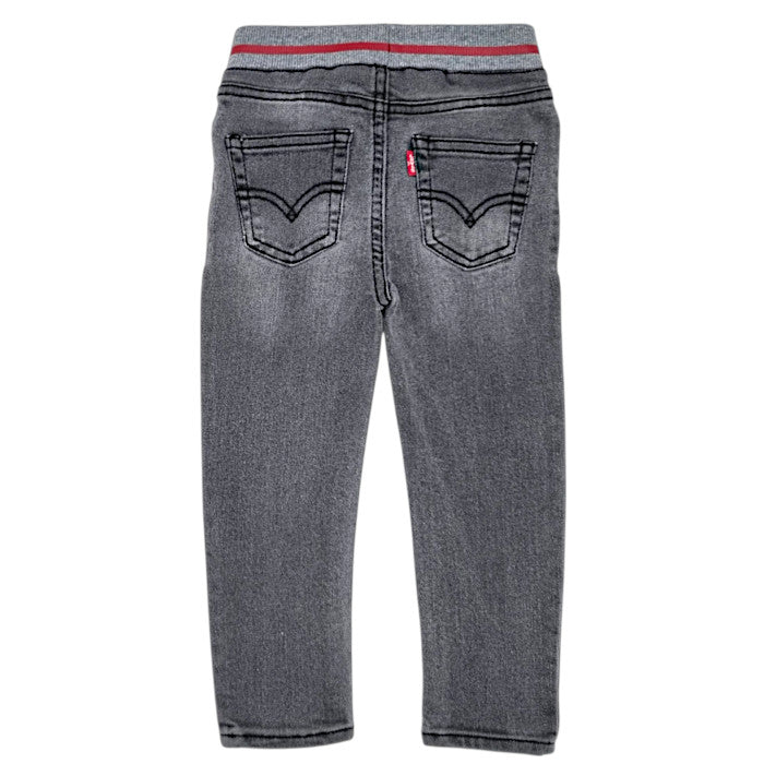 Jean skinny bébé gris  Levi's, vue de dos, garçon 18 mois
