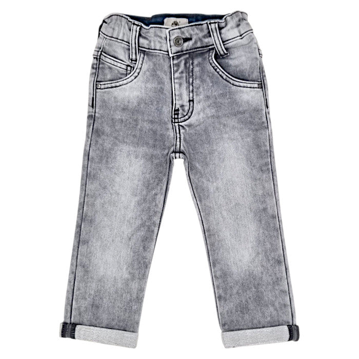 Jean slim bébé garçon Timberland, gris , taille 18 mois, seconde main premium, vue de face