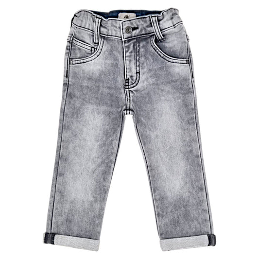 Jean slim bébé garçon Timberland, gris , taille 18 mois, seconde main premium, vue de face