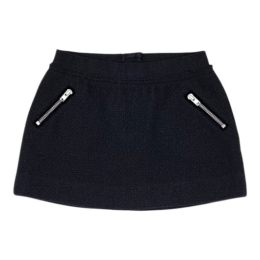 Jupe bébé fille Bonpoint, noir poches zippées, taille 3 ans, seconde main haut de gamme, vue de face