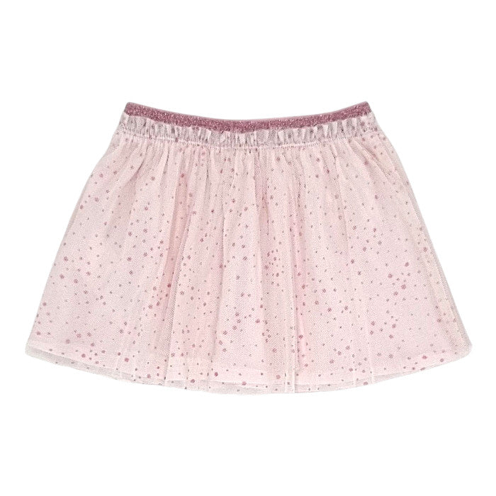 Jupe bébé rose en tulle IKKS, vue de dos, fille 6 mois