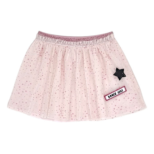 Jupe bébé fille IKKS Junior, rose en tulle, taille 6 mois, seconde main premium, vue de face