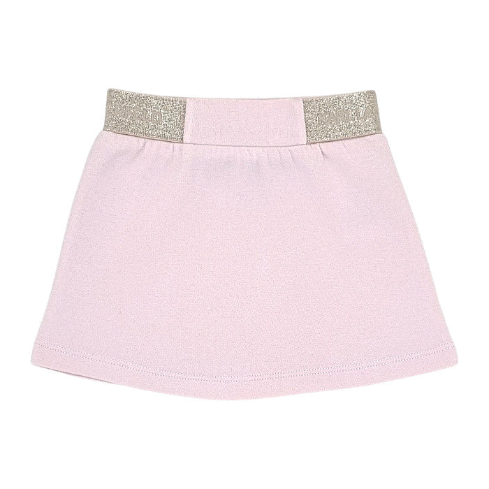 Jupe bébé fille Karl Lagerfeld, rose pâle , taille 3 mois, seconde main luxe, vue de face