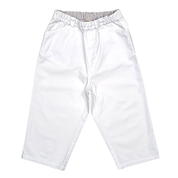 Pantalon blanc pour bébé garçon 18 mois - Vêtement Bonpoint d'occasion