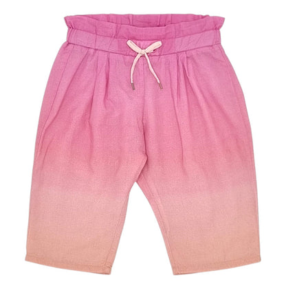 Pantalon bébé fille Chloé Kids, rose en coton, taille 6 mois, seconde main luxe, vue de face
