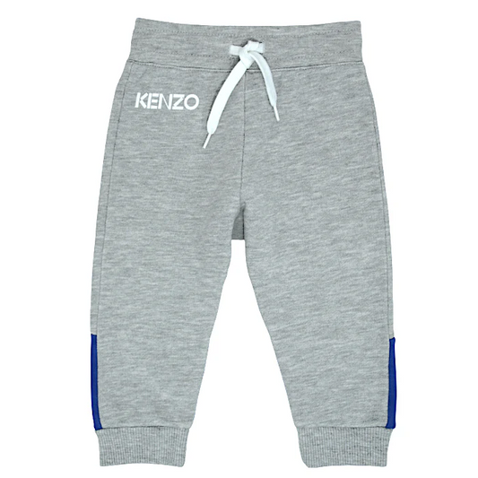 Pantalon de jogging bébé garçon gris à liens, taille 12 mois, marque Kenzo - seconde main luxe