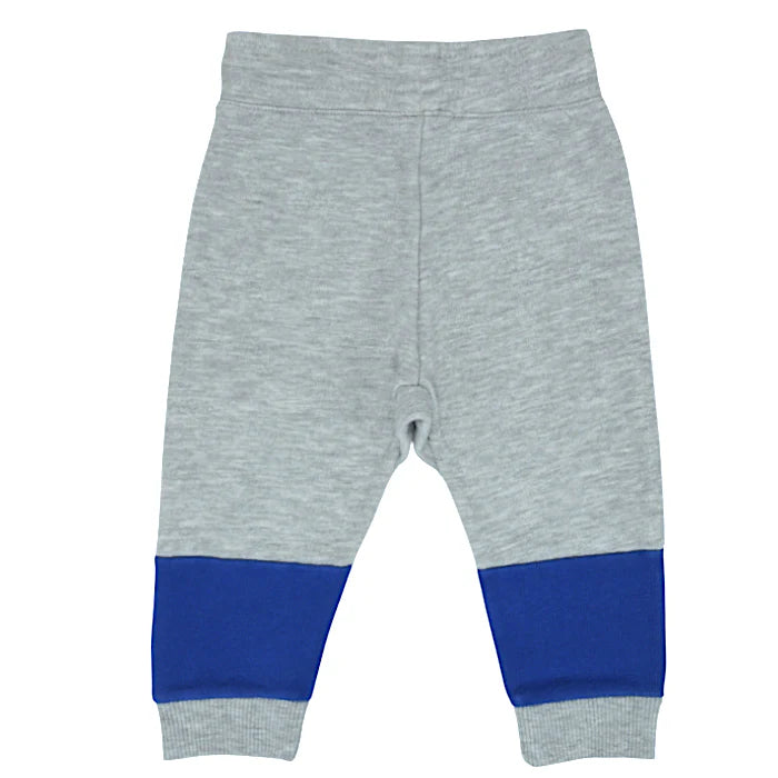 Pantalon de jogging bébé garçon Kenzo 12 mois, gris, bandes bleues sur les jambes
