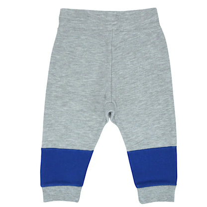 Pantalon de jogging bébé garçon Kenzo 12 mois, gris, bandes bleues sur les jambes