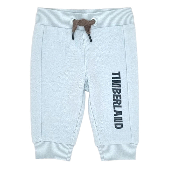 Pantalon de jogging bébé garçon Timberland, bleu ciel signature, taille 3 mois, seconde main premium, vue de face