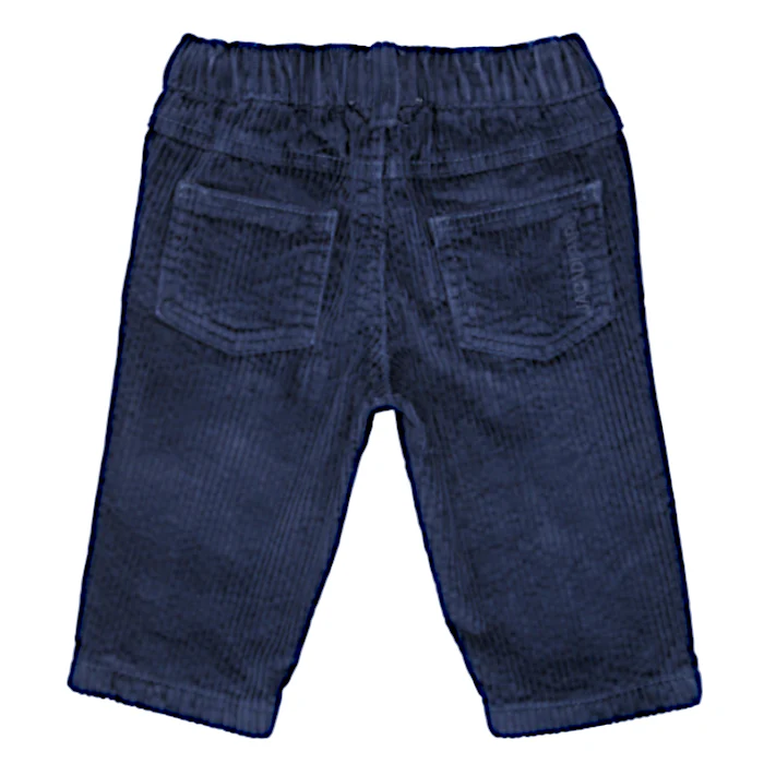 Pantalon bébé garçon Jacadi 6 mois, bleu marine, poche arrière brodée Jacadi