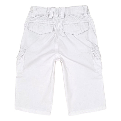 Pantalon bébé blanc en coton Ralph Lauren, vue de dos, garçon 12 mois