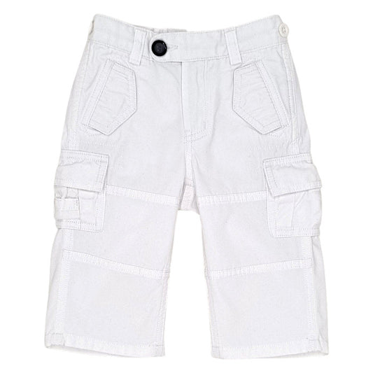 Pantalon bébé garçon Ralph Lauren Baby, blanc en coton, taille 12 mois, seconde main luxe, vue de face