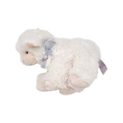 Peluche bébé écru agneau Burberry, vue de dos, mixte TU