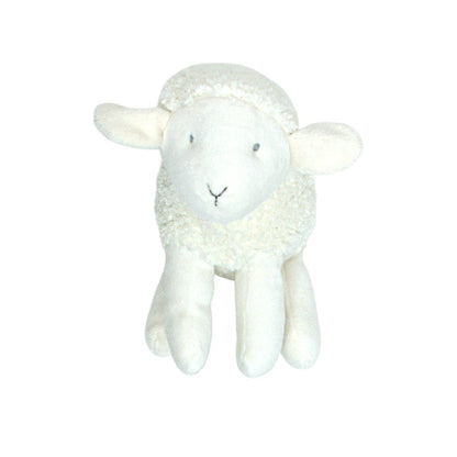 Peluche bébé mixte écru agneau, taille unique, marque Jacadi - seconde main haut de gamme