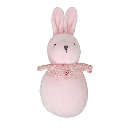Peluche bébé fille rose lapin boule, taille unique, marque Jacadi - seconde main haut de gamme