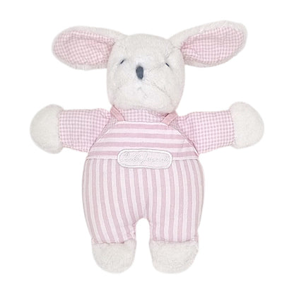 Peluche bébé fille Jacadi, rose lapin en tissu, taille unique, seconde main haut de gamme, vue de face