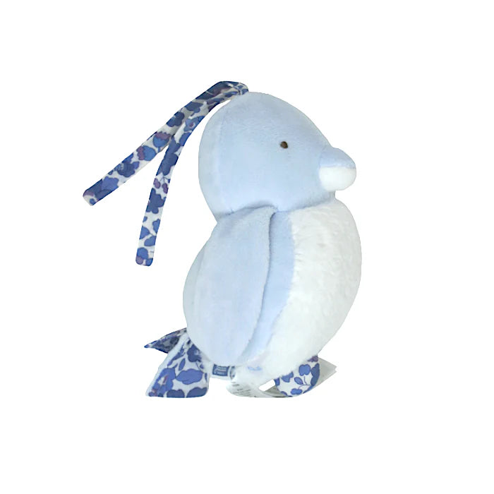 Peluche musicale bébé garçon Jacadi taille unique, bleu, avec liens pour être suspendu