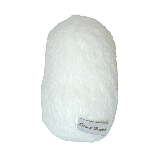 Peluche bébé fille Tartine et Chocolat taille unique, blanc/rose, en fausse fourrure blanche