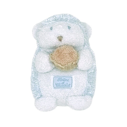 Peluche bébé garçon Tartine et Chocolat, bleu Léon le hérisson, taille unique, seconde main haut de gamme, vue de face