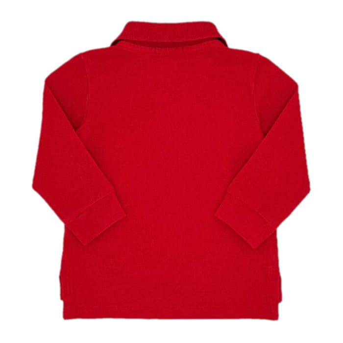 Polo rouge Ralph Lauren occasion B b Gar on 9 mois Chou de Chic