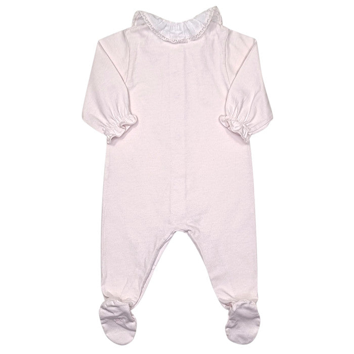 Pyjama bébé rose pâle papillons Tartine et Chocolat, vue de dos, fille 6 mois