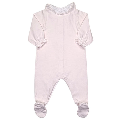 Pyjama bébé rose pâle papillons Tartine et Chocolat, vue de dos, fille 6 mois