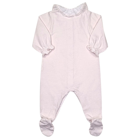 Pyjama bébé rose pâle papillons Tartine et Chocolat, vue de dos, fille 6 mois
