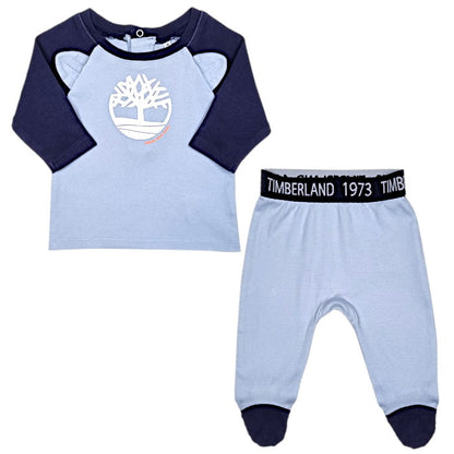 Pyjama 2 pièces bébé garçon Timberland d'occasion 3 mois bleu
