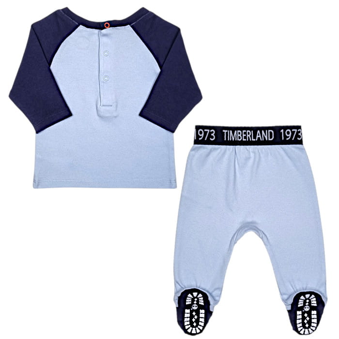 Pyjama 2 pièces bleu Timberland bébé garçon 3 mois