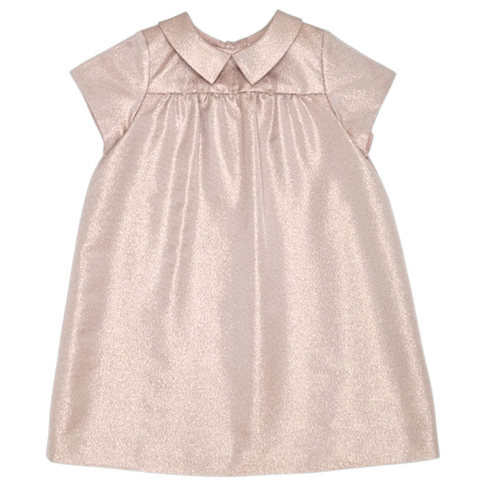 Robe de fêtes bébé fille Bonpoint, rose , taille 36 mois, seconde main haut de gamme, vue de face