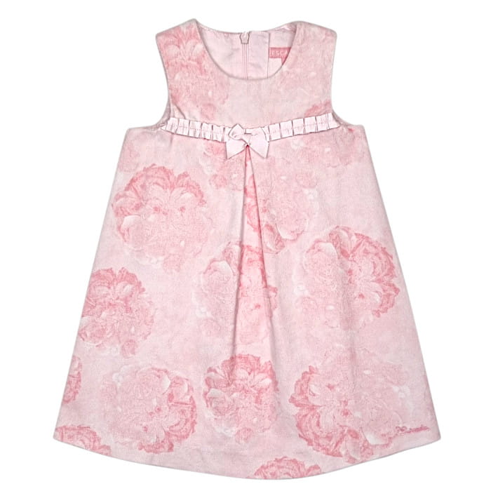Robe bébé chic 12 mois rose velours - Vêtement Escada d'occasion