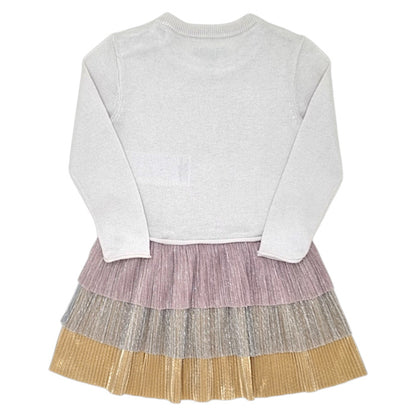 Robe bébé multicolore à sequins Guess, vue de dos, fille 12 mois