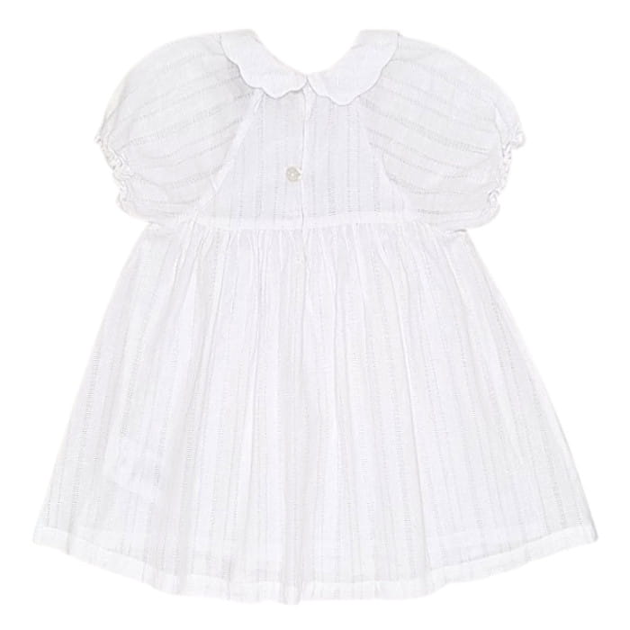 Robe de c r monie blanche Tartine et Chocolat occasion B b