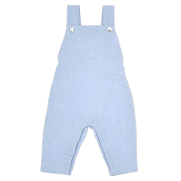 Salopette bébé garçon Jacadi, bleu doublée, taille 1 mois, seconde main haut de gamme, vue de face