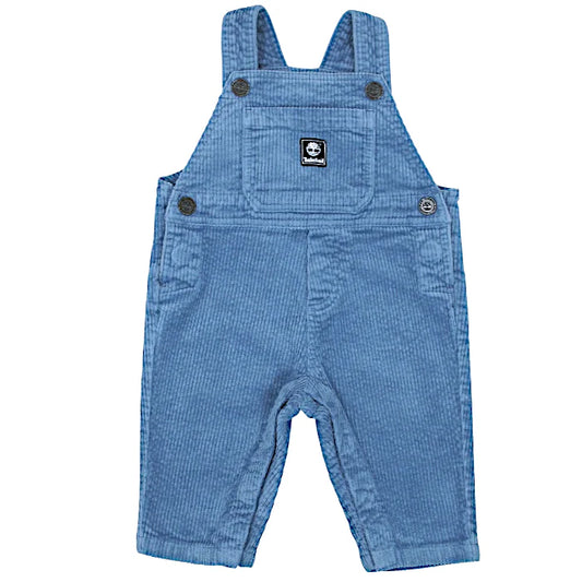 Salopette bébé garçon bleu en velours côtelé, taille 3 mois, marque Timberland - seconde main premium