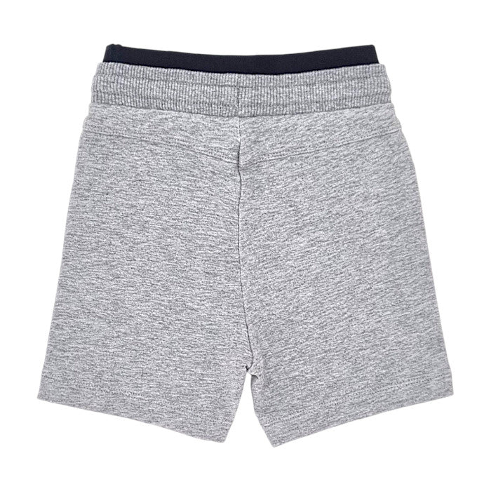 Short bébé gris à bandes latérales Boss, vue de dos, garçon 6 mois